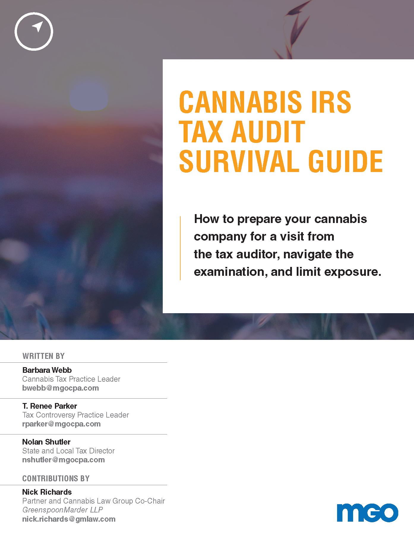 MGO Cannabis IRS Audit Survival Guide Cover_Page_01
